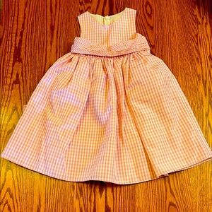 Pink, White & Peach Checkered Formal Dress by Good Lad of Philadelphia Size 6